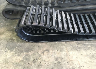 Pièces en caoutchouc flexibles de camion à benne basculante, type de chenille au-dessus des voies en caoutchouc de pneu