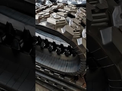 voie en caoutchouc pour le chargeur de roue à patins 450 mm