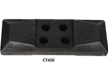 Lissez les protections en caoutchouc d'excavatrice de tour 450mm pour KOMATSU/machine construction de Volvo