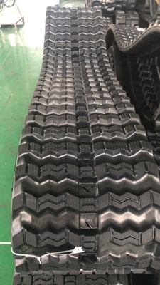 ZZS450x86x56 Zigzag Pattern Skid Steer Loader Taille de piste en caoutchouc réglable