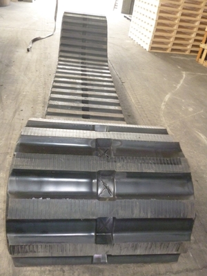 700x125x78 OEM Moins de dommages au sol Grand déchargeur LD700 Pistes en caoutchouc