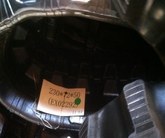 La mini excavatrice en caoutchouc dépiste la force tractive élevée de 230mm x 72mm x 50 liens