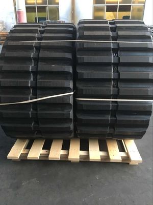 800x150x68 LD1000 Dumpper Pistes en caoutchouc pièces détachées de machines de construction