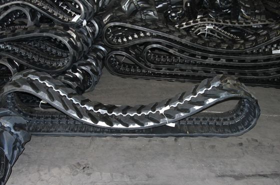 400x72.5x76W Piste en caoutchouc pour excavatrice pour machines de construction