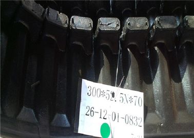 Mini voies d'excavatrice de Pooyert nanowatt, voies en caoutchouc de chenille de haute traction