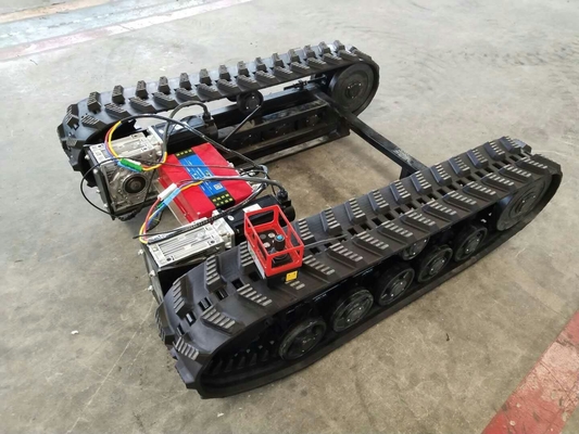 Châssis en caoutchouc interchangeable de voie avec le transport d'énergie DP-SD-250