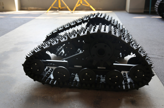 système de voie en caoutchouc de largeur de 255mm 400kg chargeant pour le tracteur UTV