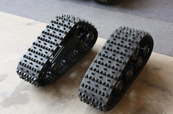 système de voie en caoutchouc de largeur de 255mm 400kg chargeant pour le tracteur UTV