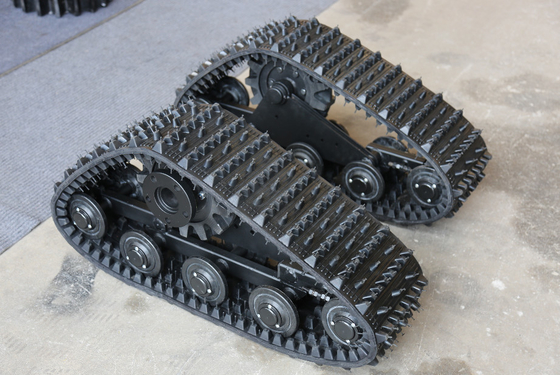 système de voie en caoutchouc de largeur de 255mm 400kg chargeant pour le tracteur UTV