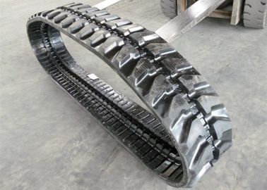 train d'atterrissage en caoutchouc de la voie 300×52.5K×76/voies en caoutchouc légères pour le matériel de construction